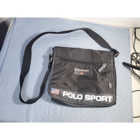 Vintage 90s Ralph Lauren Polo Sport Side Messenger Bag New Nwot - Picture 14 of 16